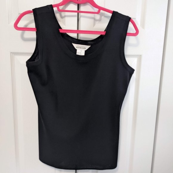 Misook Tops - Misook Black Knit Tank Top